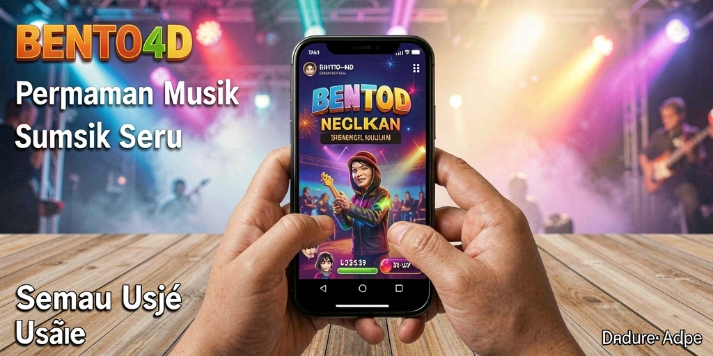 Tampilan gameplay BENTO4D menampilkan keseruan permainan musik dan interaksi pemain.