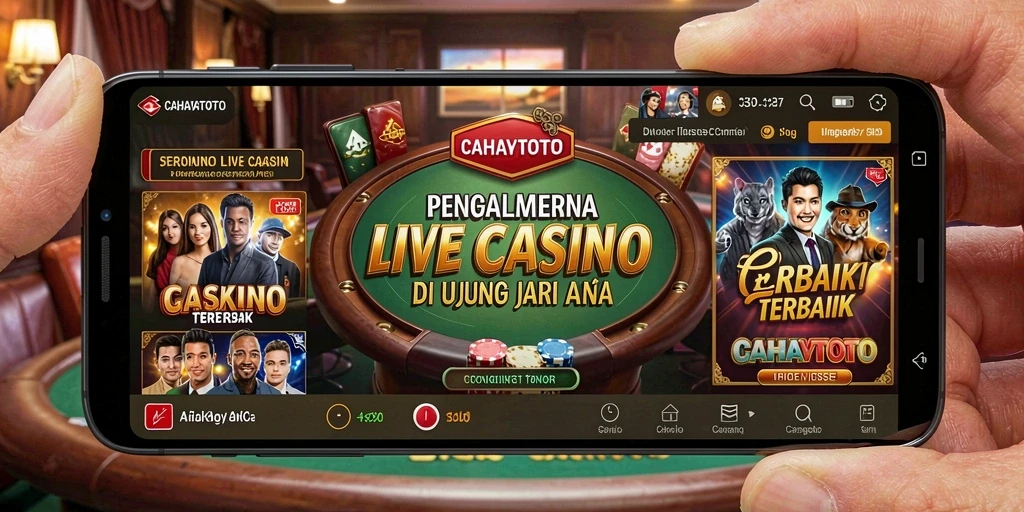 Screenshot gameplay <strong>CAHAYATOTO</strong> menampilkan dealer langsung dan pemain yang terlibat.