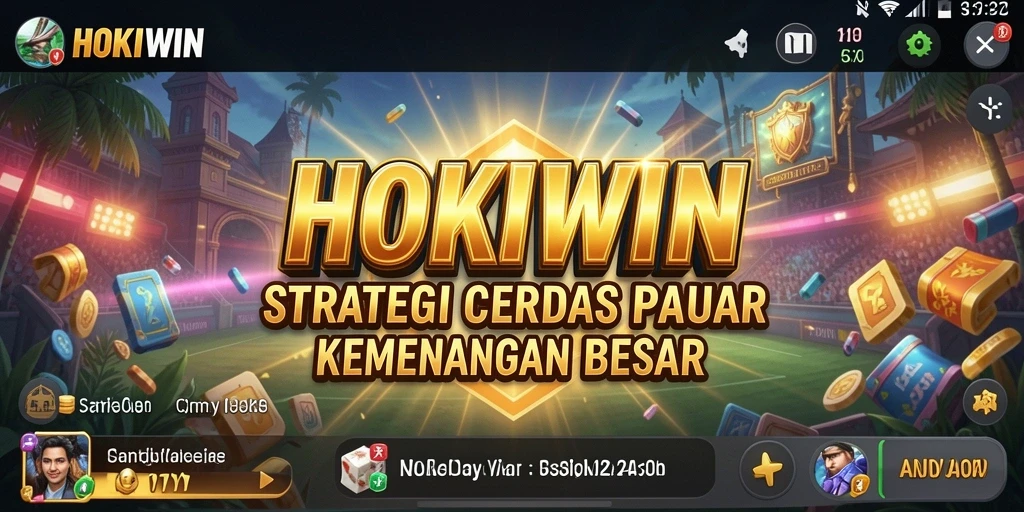 Tampilan gameplay HOKIWIN yang penuh strategi dan taktik mendalam.