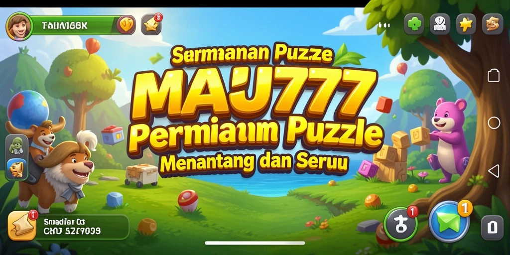 Screenshot utama game MAJ777 menampilkan gameplay Puzzle yang menantang.