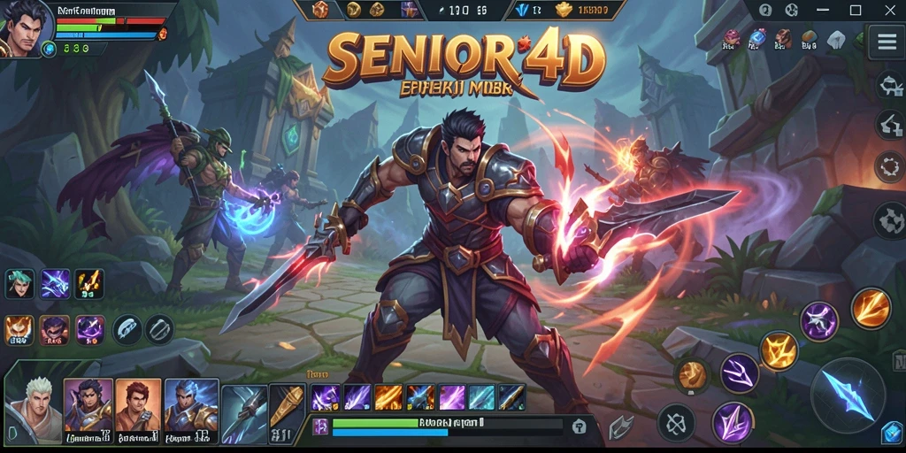 Gameplay seru dan strategi MOBA yang mendebarkan.
