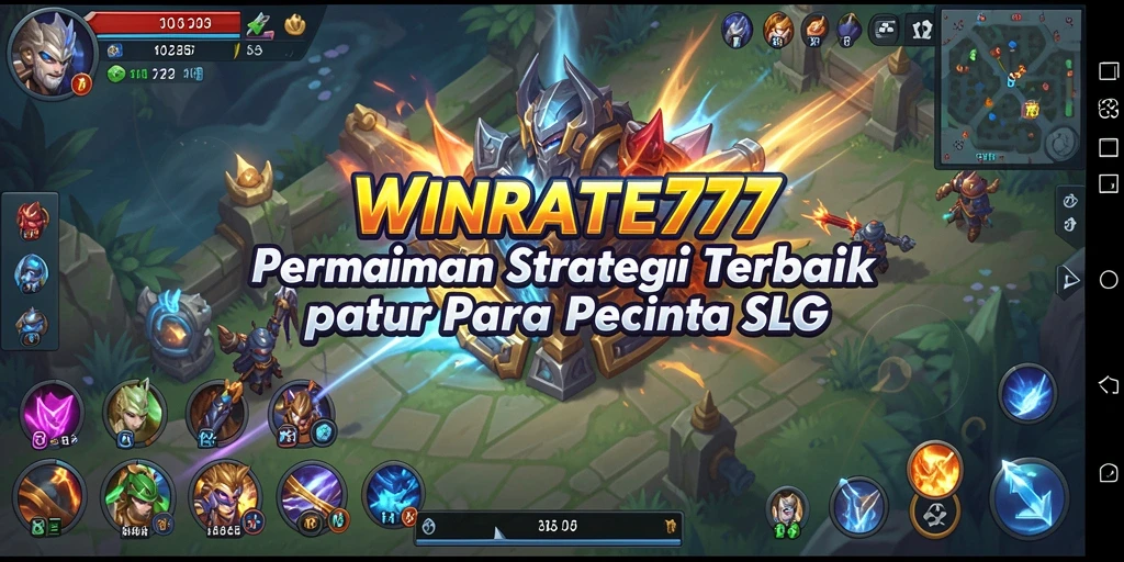 Screenshot gameplay yang menampilkan pertempuran epik di <strong>WINRATE777</strong>.